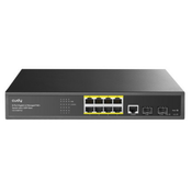 Cudy GS2008PS2 8-Port layer 2 managed gigabit PoE+ Switch with 2 gigabit SFP Slots, 120W