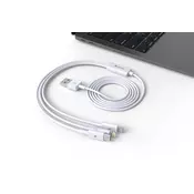 Devia Smart Series 3u1 Micro USB, Tip C i Apple kabel, Bijeli
