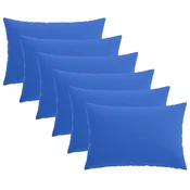 vidaXL Prevleka za blazino 6 pcs HEERLEN Kraljevo modra 30 x 50 cm