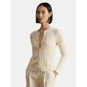 LAUREN RALPH LAUREN Pletena jopica 200P14040001 Kremna Regular Fit
