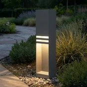 Lucande LED-ulična svetilka Oxido, antracitna, višina 50 cm, IP44 - Sodobni - Nerjaveče jeklo