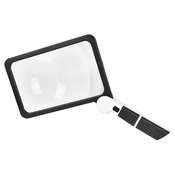 INF 5X povečevalno steklo, vrtljivo z LED lučko za branje, nakit, pregled, (21275437)