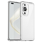 Hibriden ovitek Frame Shield za Huawei Nova 11 Pro - prozoren