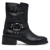 Tommy Jeans Škornji črna