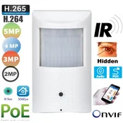 KJB Mini PoE IP kamera 2 MP z IR nočnim vidom, 6mm
