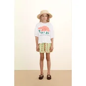 Tinycottons Otroške bombažne kratke hlače ROSE PATTERN SHORTS