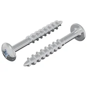 Vidaxl Vijak 2 szt. srebrna 9,8 x 35 mm elezo