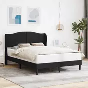 Krevetna konstrukcija Crna 120 x 190 cm Umjetna koža