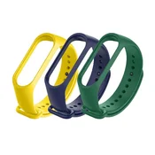 Xiaomi Mi Band Strap 5/6 (rumena, polnočno modra, temno zelena)