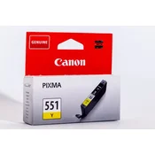 CANON CLI-551 ŽUTA (7ML) ORIGINALNA PATRONA S TINTOU (6511B001)