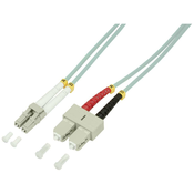 LOGILINK LogiLink FP3LS02 steklena vlakna optična vlakna priključni kabel [1x LC-vtič - 1x moški konektor sc] 50/125 µ Multimode OM3 2.00 m, (20519384)