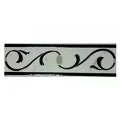Listela Cerera Black 7,5x25
