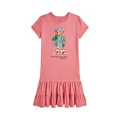 Polo Ralph Lauren Vsakodnevna obleka 313971130001 Roza Regular Fit