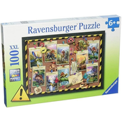 Ravensburger puzzle (slagalice) 100XXL Dinosaurusi RA10868