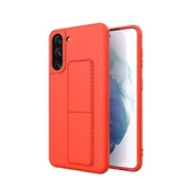 Wozinsky Kickstand ovitek za Samsung Galaxy S21+ 5G, rdeč