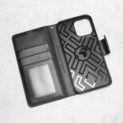 Maska za iPhone 13 Pro na preklop Hanman Mill crna