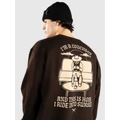 Iriedaily Couchboy Crewneck Sweater dark coffee
