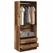 vidaXL vidaXL Garderobna omara starinski les 80x50x200 cm inženirski les, (22125065)