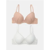 Sinsay - Push-up grudnjaci sa cipkom, 2-pack - šareno