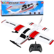 Avion na daljinsko upravljanje Cessna 182 2.4 GHz - crveno/bijeli