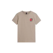 THE NORTH FACE Majica svetlo rjava/rdeča
