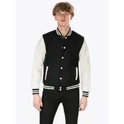 Oldschool College Jacket blk/wht