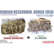 Model Kit figurky 6811 - Kineski dobrovoljci protiv americkih marinaca, Chosin Reservoir Koreja 1950
