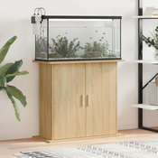 Stalak za akvarij Sonoma hrast 81x36x73 cm Konstruirano drvo