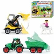 Farma set sa traktorom i utovarivacem Lena Truckies 850501