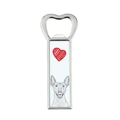 Artdog Goli mehiški pes, goli azteški pes, Xoloitzquintle - odpirač za steklenice s psom, personaliziran odpirač za hladilnik, unikatno darilo za moškega by Art-Dog