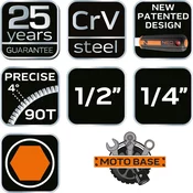 Set nasadnih kljuceva (94 dela) - NEO TOOLS 10-062