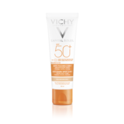 Vichy Ideal Soleil, obarvana zaščitna krema 3 v 1 - ZF 50+, 50 ml