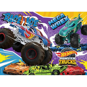 HOT WHEELS Sestavljanka 35x25cm 48 kosov