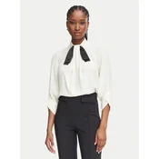 Elisabetta Franchi Bluza CA-178-66E2-V320 Kremna Regular Fit