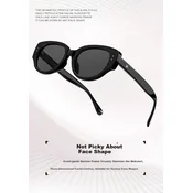 Loho Unisex naocare za sunce, Crne