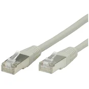 VALUE Value 21.99.0800 RJ45 omrežni kabel\, Patch kabel CAT 6 S/FTP 0.50 m siva  1 kos, (20420877)