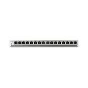 ZYXEL GS1100-16EPS Slimline, neupravljan switch (omrežni preklopnik) z 16 Gigabit porti in PoE+ 135W.