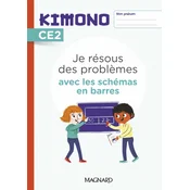 Kimono CE2 : Je résous des problemes avec les schémas en barres (2022) - Cahier