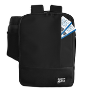 CabinFly Bellanca 40x30x15 cm 18L Personal Item Cabin Bag Carry-on Black SAS Finnair Turkish Airlines Air France KLM British Airways - Blue
