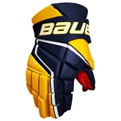 Hokejske rokavice Bauer Vapor 3X Navy/Gold Intermediate 13 palcev