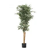 VEVOR Umetno fikusovo drevo 87x85x156 cm zeleno