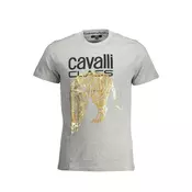 CAVALLI CLASS Muška majica QXT061I-JD060_GRIGIO_04965, Siva
