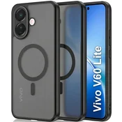 Overboard Ovitek za Vivo V60 Lite, za MagSafe, mat ovitek , črn