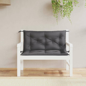 vidaXL Blazina za vrtno klop 2 kosa antracit 100x50x7cm oxford tkanina
