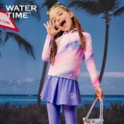 Watertime Dvodelni kupaci kostim za devojcice, Ljubicasti