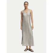 LOLA CASADEMUNT Vsakodnevna obleka LS2616083 Srebrna Regular Fit