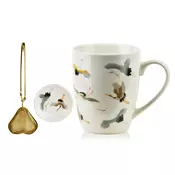 Mondex Skodelica porcelan ARIFA Affekdesign 370 ml 8,5x12,5x10,5 cm bela 1 kos, (5000179057)