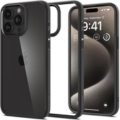 Spigen Ultra Hybrid, matte black - iPhone 15 Pro (ACS06713)