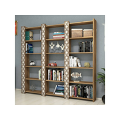 Hanah Home Polica za knjige City 3 - orah, krem