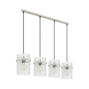 Globo 15698-4HB - Luster na sajli GORLEY 4xE27/60W/230V